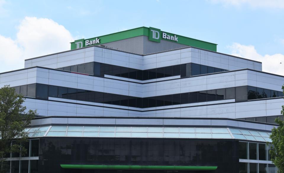 TD Bank headquarters on Route 70 in Cherry Hill