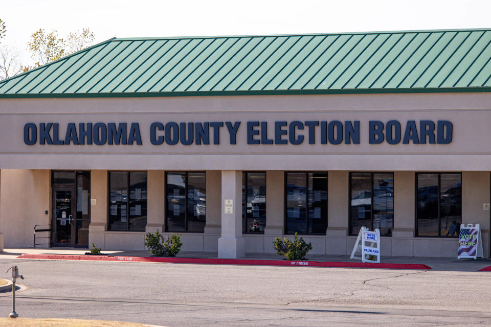 The Oklahoma County Election board offices.