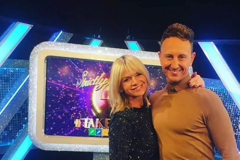 Ian Waite with Zoe Ball on Strictly spin-off It Takes Two