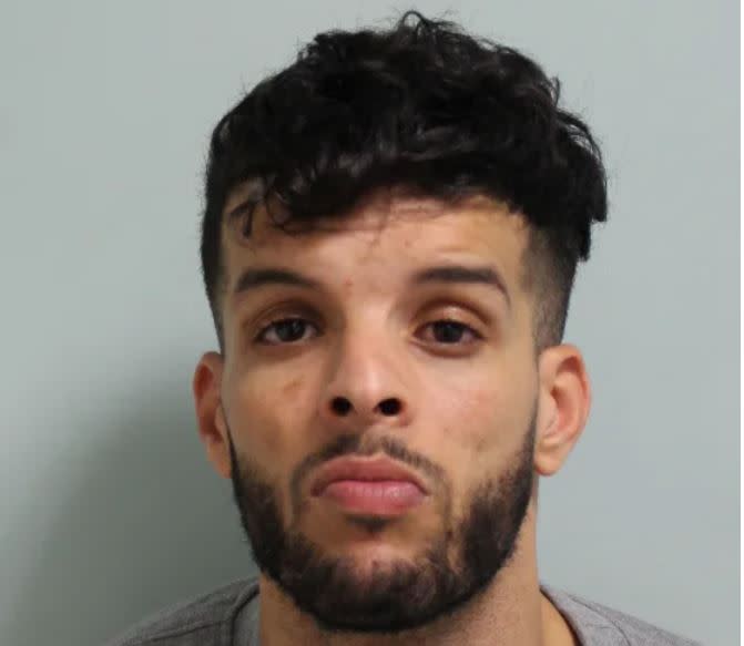 Khaled Argoub, 21, has been jailed for rape (Picture: Met Police)