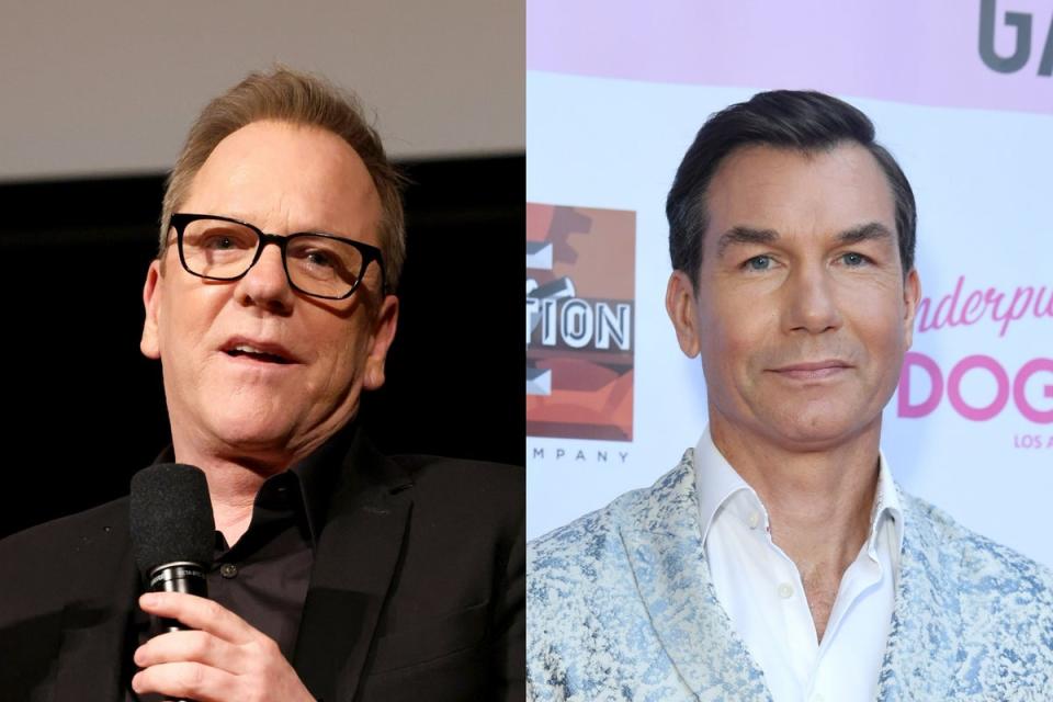 Kiefer Sutherland and Jerry O’Connell both starred in 1986 film ‘Stand By Me’ (Getty)