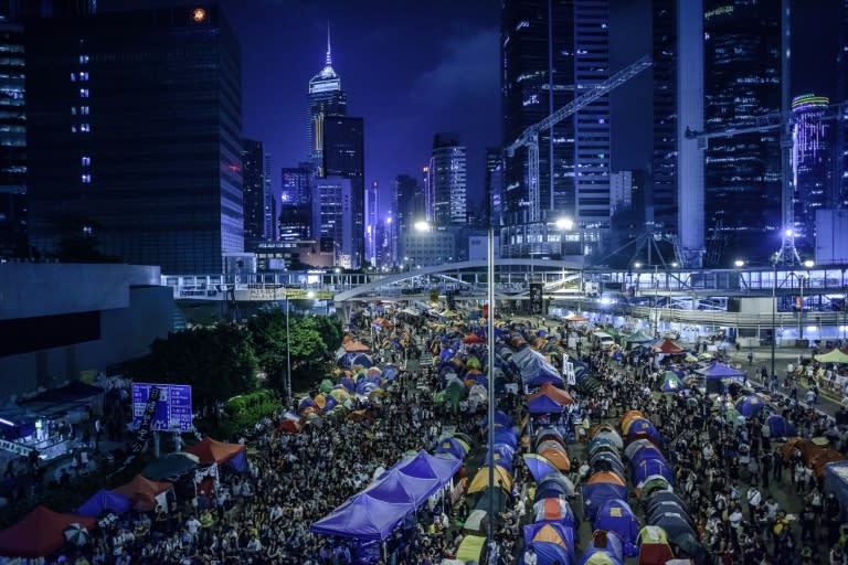 The 2014 protests in Hong Kong were an unprecedented rebuke to Beijing as tens of thousands brought parts of the city to a standstill demanding fully free leadership elections to replace a system where the chief executive is selected by a pro-Beijing committee