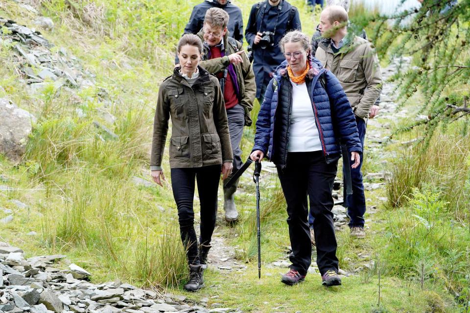 William and Kate at Deepdale Hall Farm, a traditional fell sheep farm on June 11 in Patterdale, England.