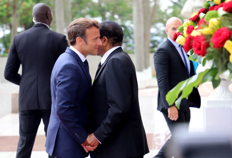 French President Emmanuel Macron visits Cameroon