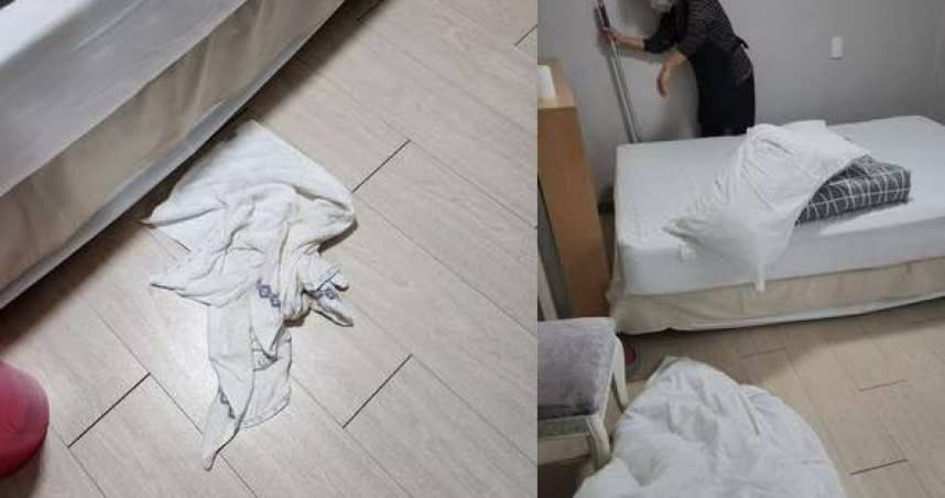 大邱一間旅館業者指控兩名台灣男子入住後，房間各處都是尿，還求償無門被迫連壁紙都要換。（圖／翻攝自朝鮮日報）