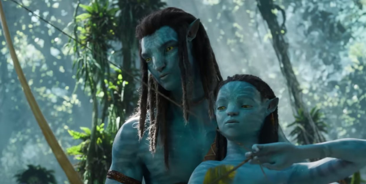 screenshot of avatar the way of water trailer