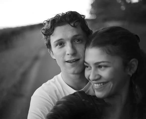 <p> Zendaya/Instagram</p> Zendaya and Tom Holland post in sweet photo shared for the actor's birthday