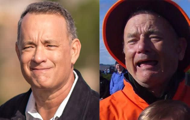 Tom Hanks and Tom Hanks...? Source: Getty Images/Facebook.