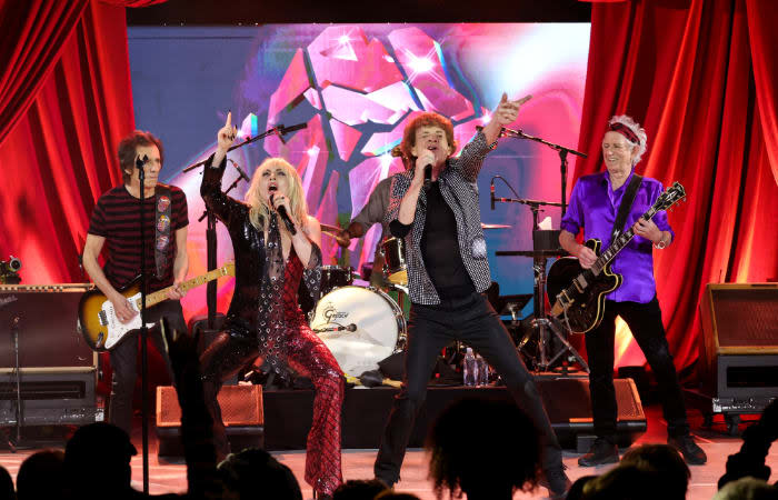 Lady Gaga y los Rolling Stones