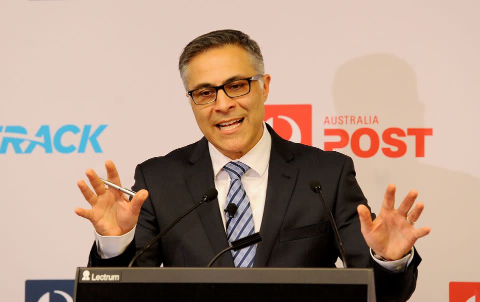 The CEO has said that running Australia Post was not as easy as running a fish and chip shop. Photo: AAP