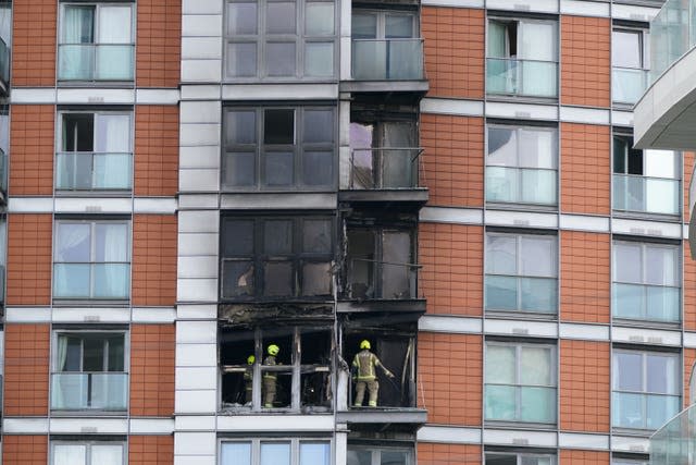 Canary Wharf fire