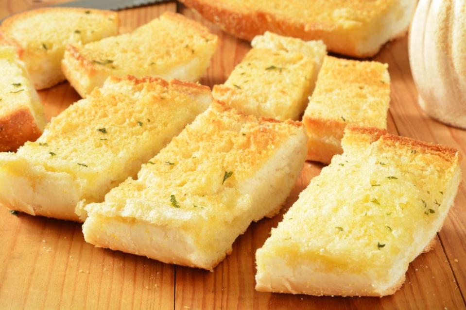 Garlic bread doesn’t pass an Italian chef’s smell test. MSPhotographic – stock.adobe.com