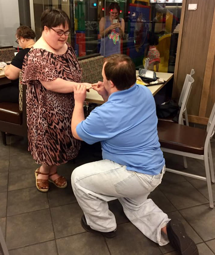 Proposal at Chick-fil-A at South Mopac