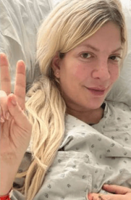 Tori Spelling, hospitalizada de urgencia