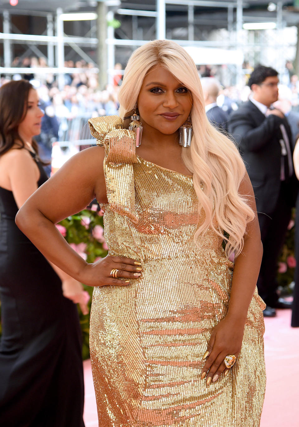 <p>Mindy Kaling au Met Gala 2019.<br>© Jamie McCarthy / Employé Getty Images </p>