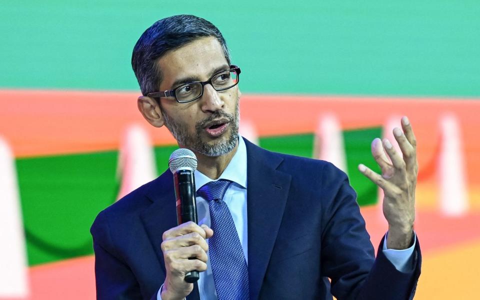 Sundar Pichai - SAJJAD HUSSAIN/AFP via Getty Images