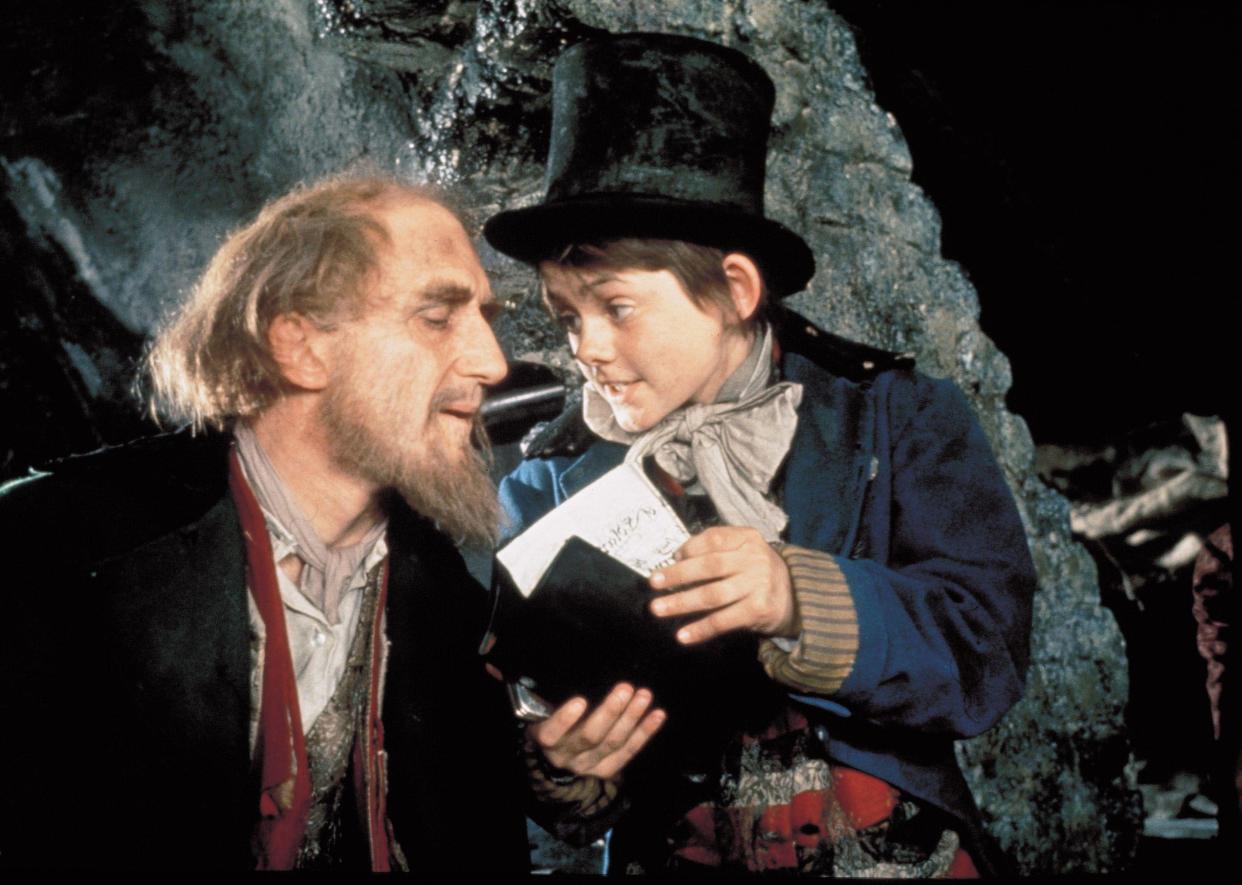 Original Film Title: OLIVER!.  English Title: OLIVER!.  Film Director: CAROL REED.  Year: 1968.  Stars: RON MOODY; JACK WILD. Credit: COLUMBIA PICTURES / Album