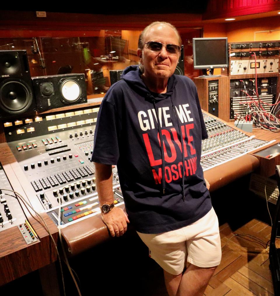 Music producer David Kershenbaum poses for a photo inside of a music studio. Kershenbaum produced Tracy Chapman's first self-titled album in 1988, which includes the hit single, "Fast Car."