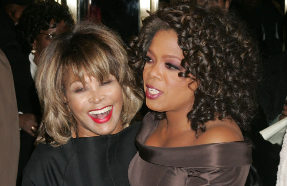 Oprah Winfrey used to wear her Tina Turner-inspired wig to bed to ‘feel close’ to her hero credit:Bang Showbiz