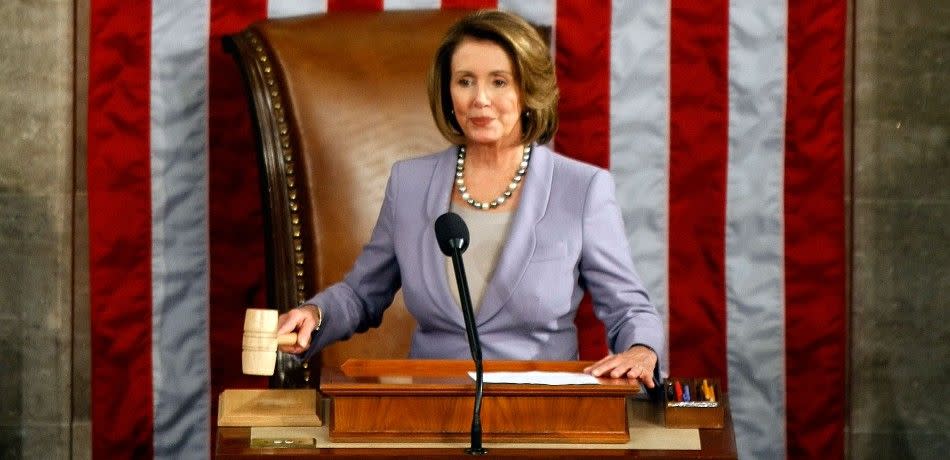 Nancy Pelosi, serving as Speaker of the House in this photo from 2009.