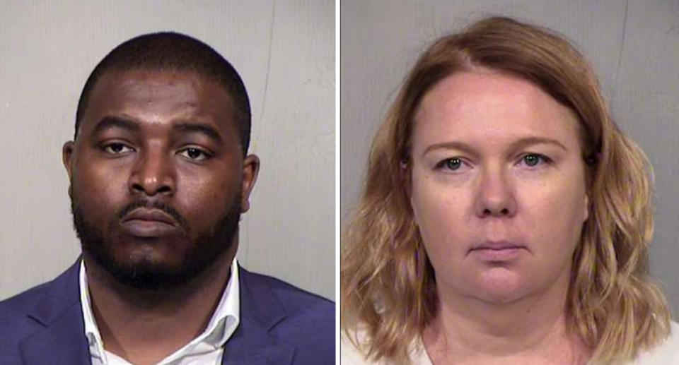 Lisa Cunningham and Germayne Cunningham will be eligible for the death penalty if convicted of the death of 7-year-old Sanaa Cunningham. Source: Maricopa County Jail