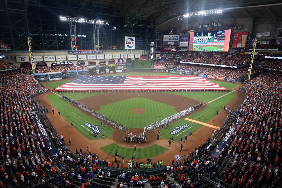 Houston's Minute Maid Park will host Games 1, 2, 6 and 7 in the 2022 World Series.