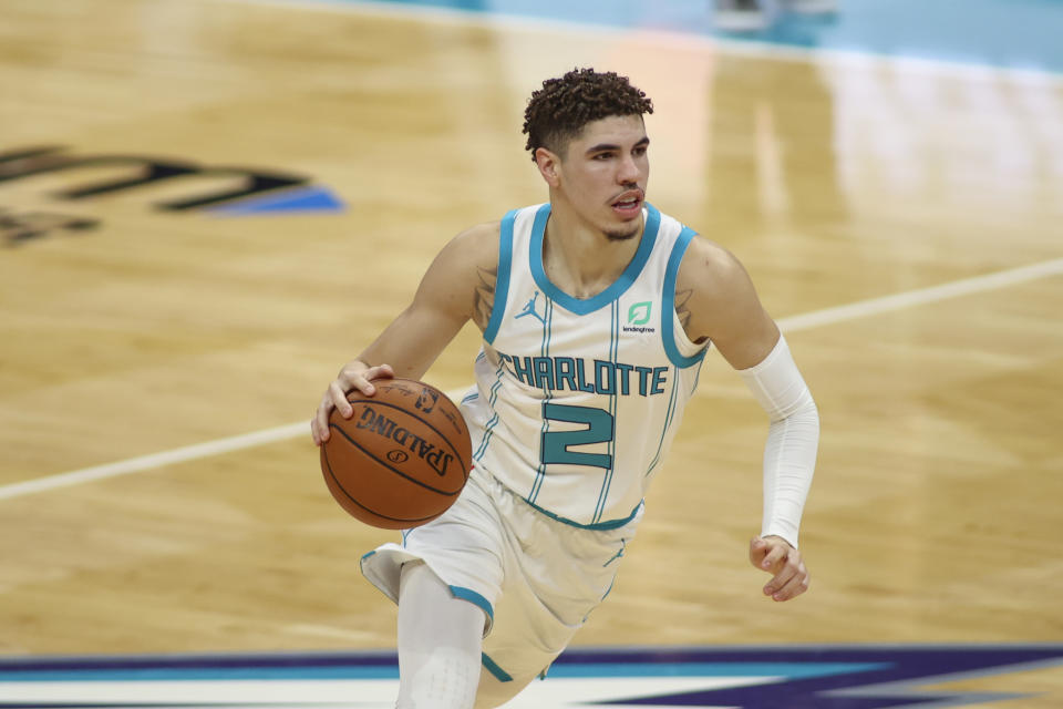 Charlotte Hornets guard LaMelo Ball 