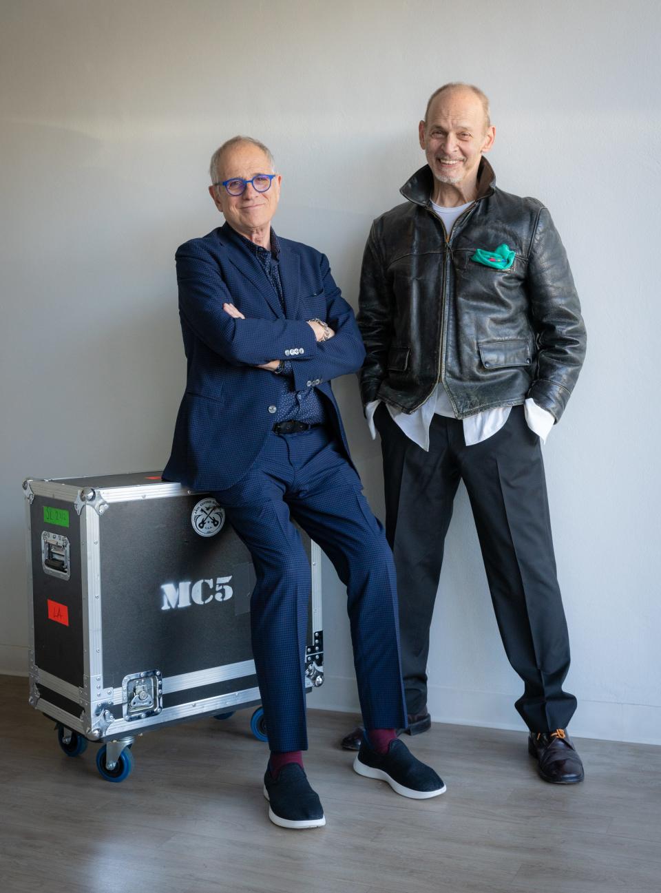 Guitarist Wayne Kramer, right, with studio veteran Bob Ezrin, who is producing Kramer's 2022 MC5 album, due in October.