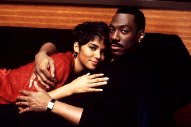 Everett Collection Halle Berry and Eddie Murphy in 'Boomerang'