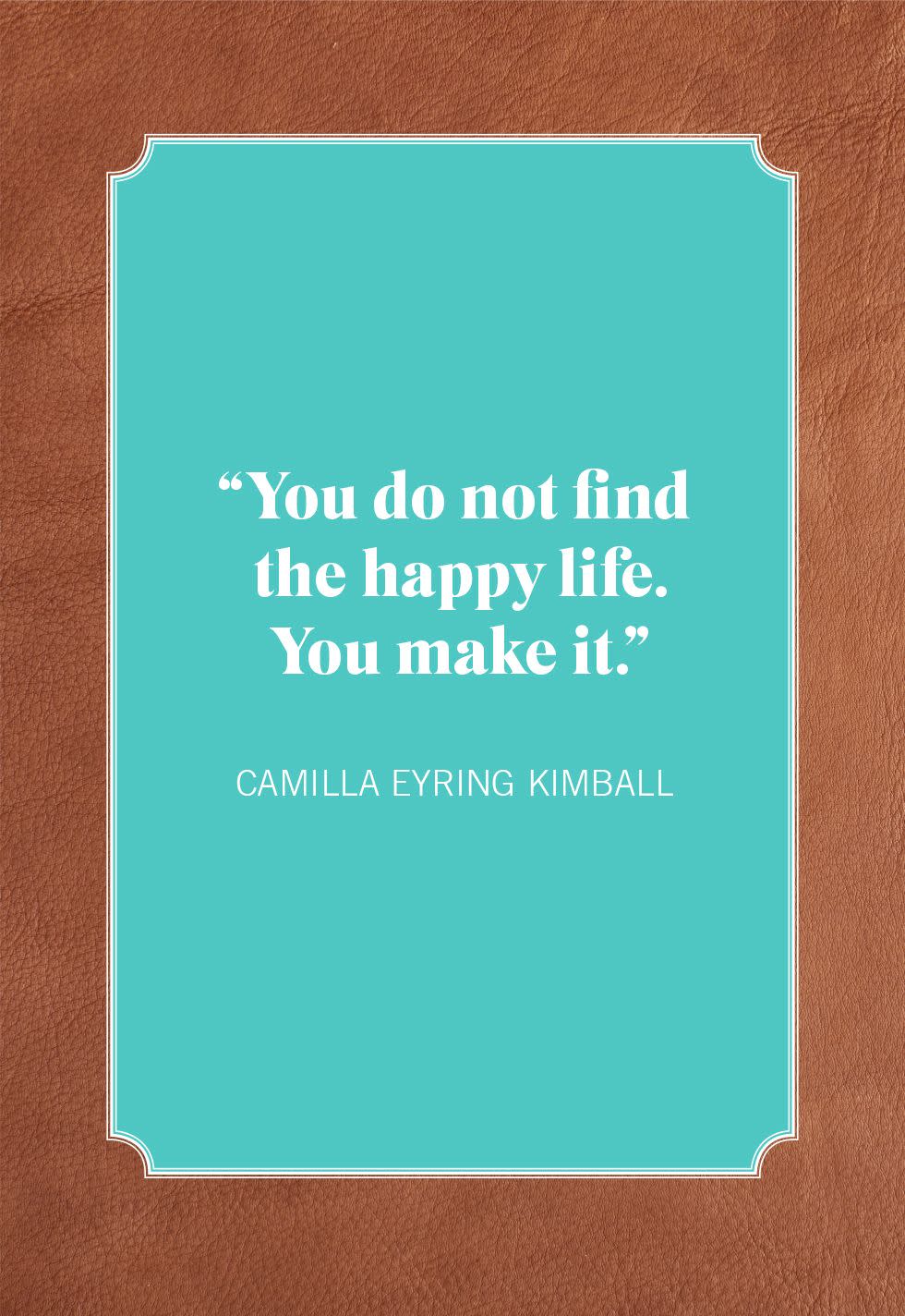 camilla eyring kimball short inspirational quotes