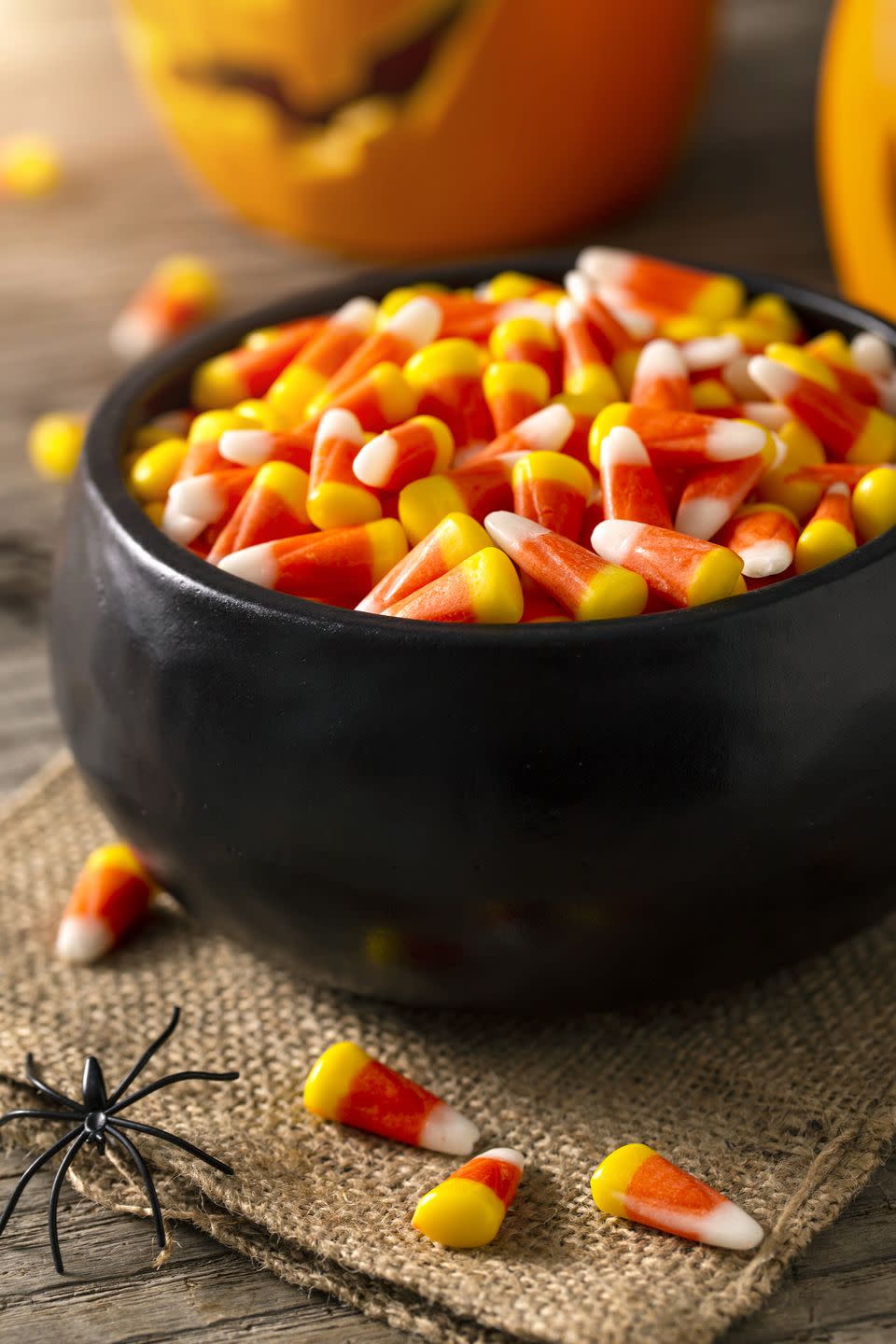 38) Fill Cauldrons with Candy Corn