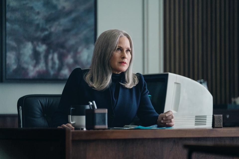 Patricia Arquette reteams with Ben Stiller on "Severance," after her Golden Globe- and Critics Choice Award-winning performance in 2018's "Escape from Dannemora."