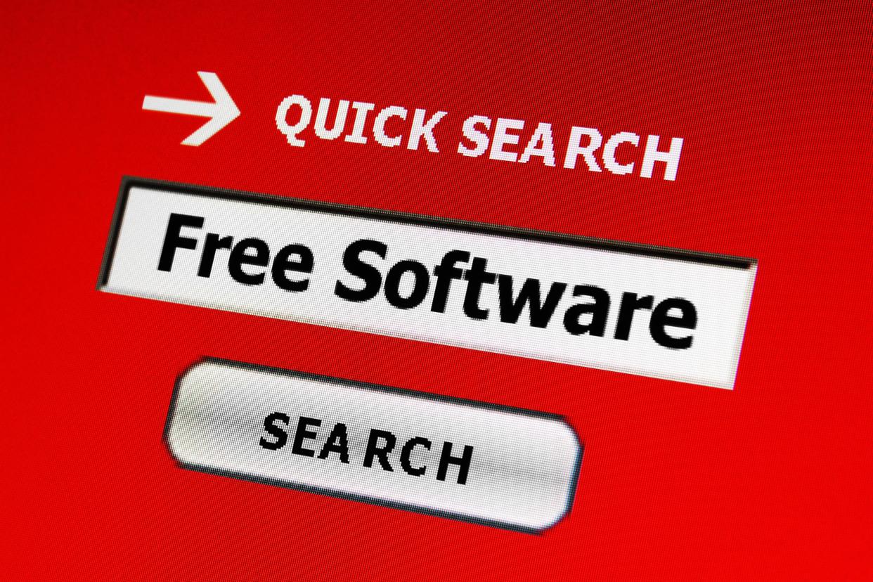 free software web search