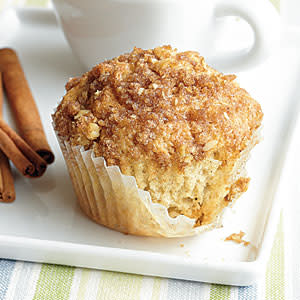 Cinnamon-Raisin Muffins with Streusel Topping