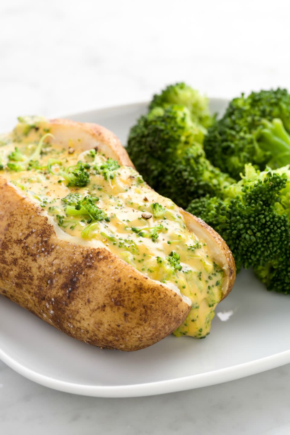 Broccoli-Cheddar Baked Potato