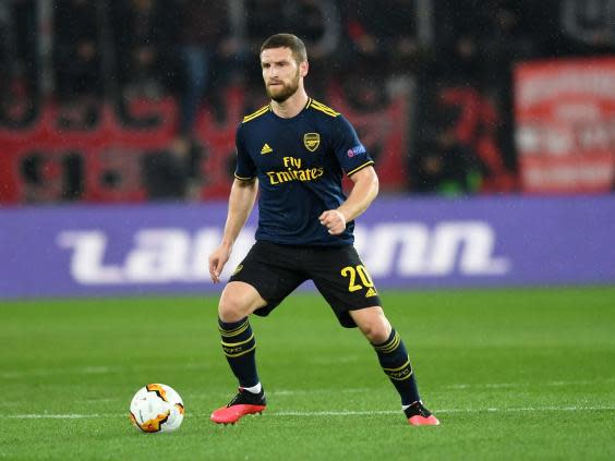 Mustafi has kept a clean sheet in his last three appearances (Arsenal FC via Getty Images)
