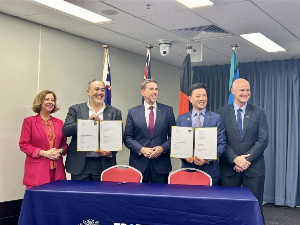 睿禾控股進軍澳洲簽訂台灣首張海外綠氫合作開發協議。圖／睿禾控股提供