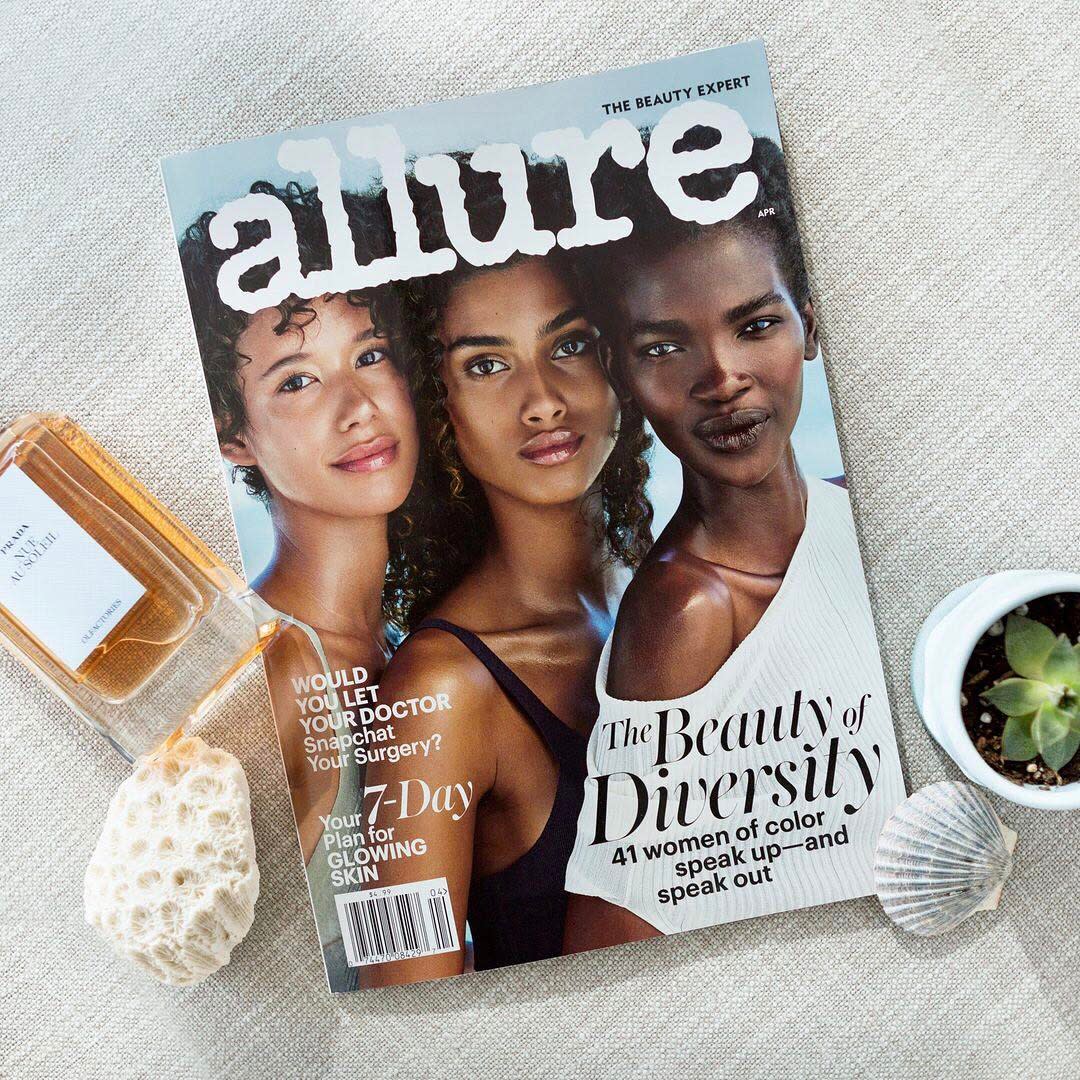 The internet is loving the diversity in the April 2017 issue of “Allure”