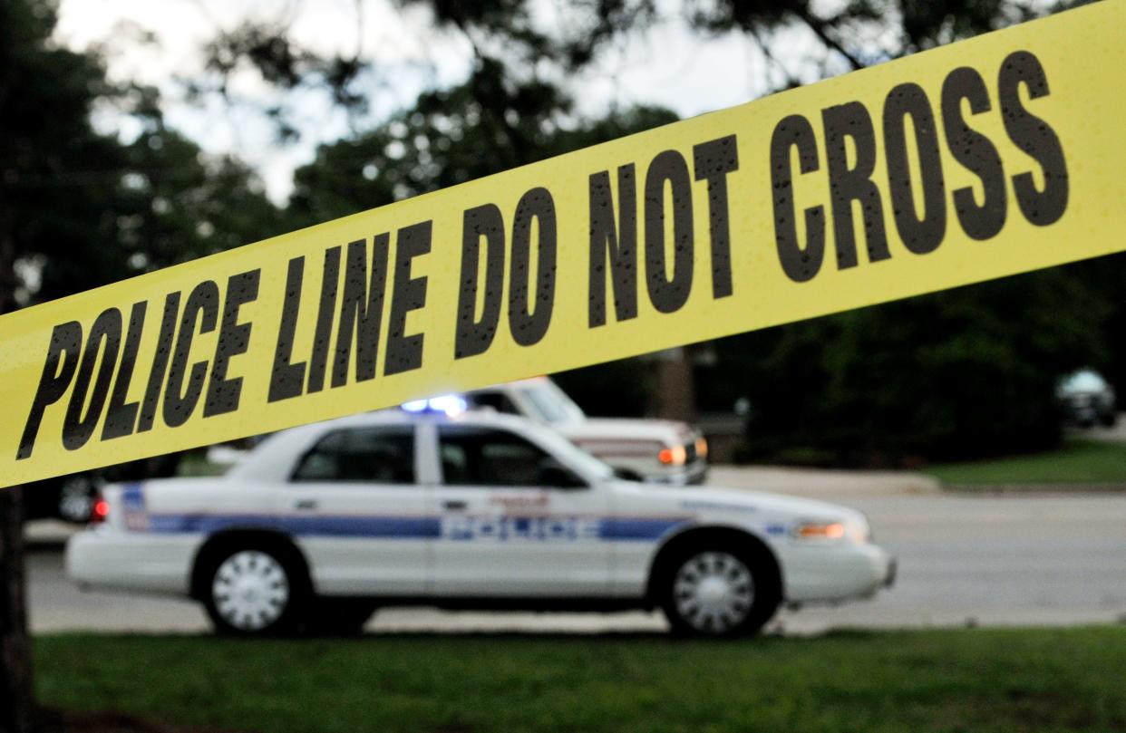 Fayetteville Police crime scene tape on Morganton Road.