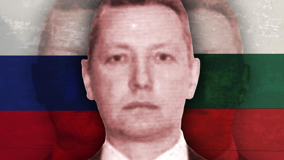 Vladimir Anatoleyvich Rusyaev. (Photo illustration: Yahoo News; photos: exclusive obtained by Yahoo News, AP (2))