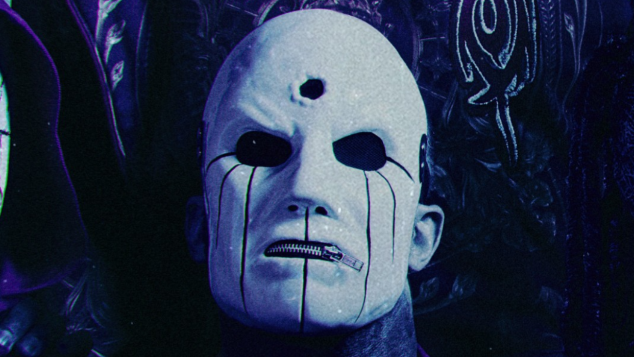  Eloy Casagrande in his 2024 Slipknot mask. 