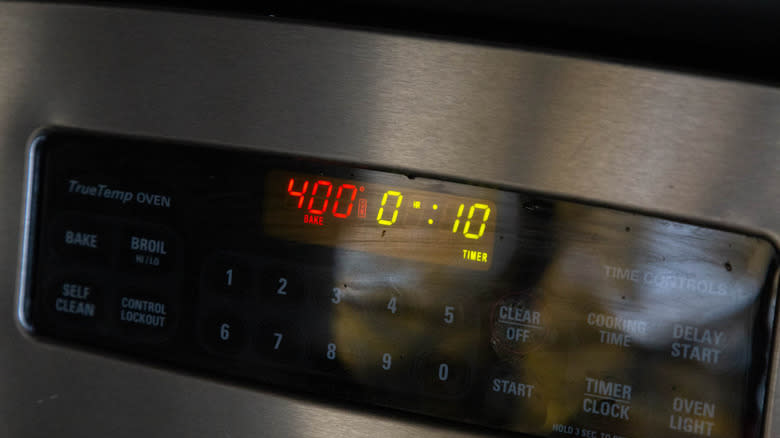 preheat oven to 400 F