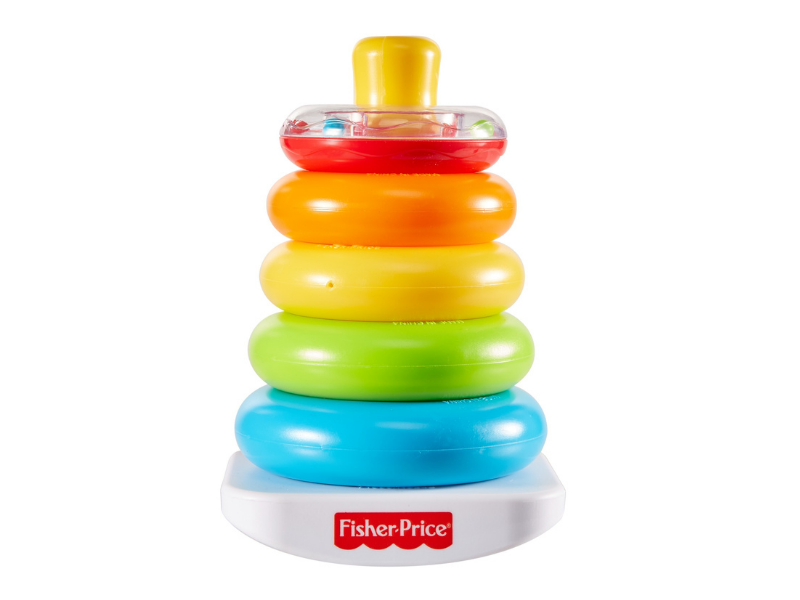 Fisher-Price Rock-a-Stack Classic with 5 Colorful Rings