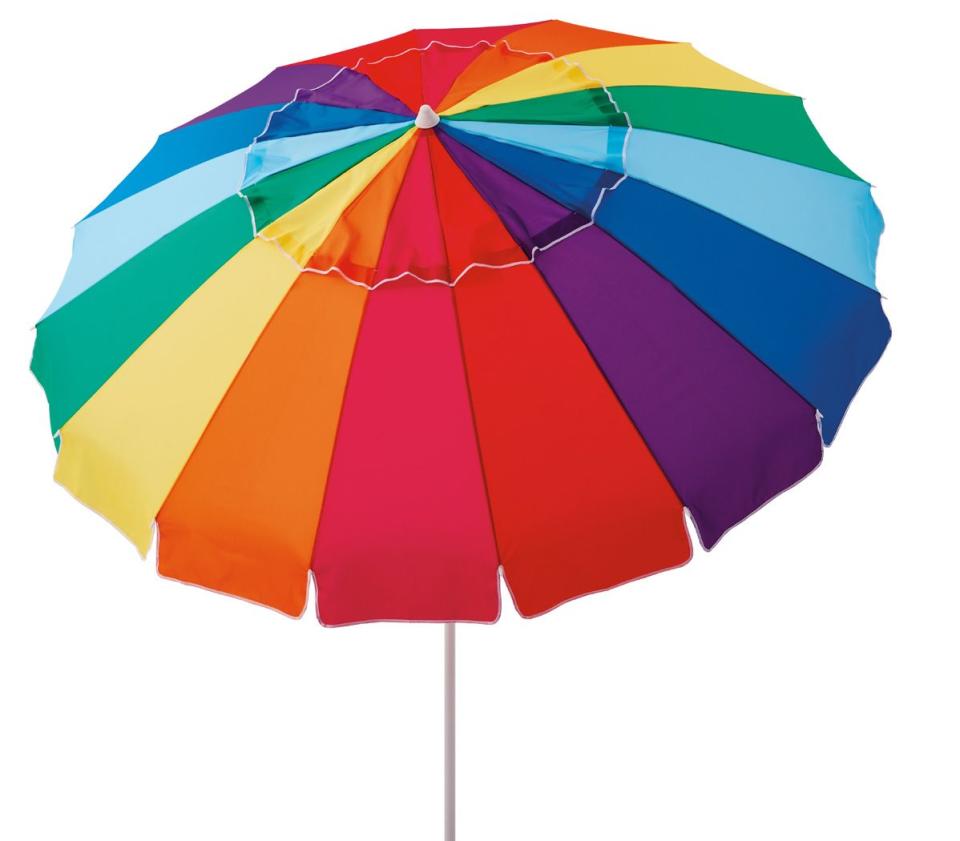 3) Mainstays Beach Umbrella