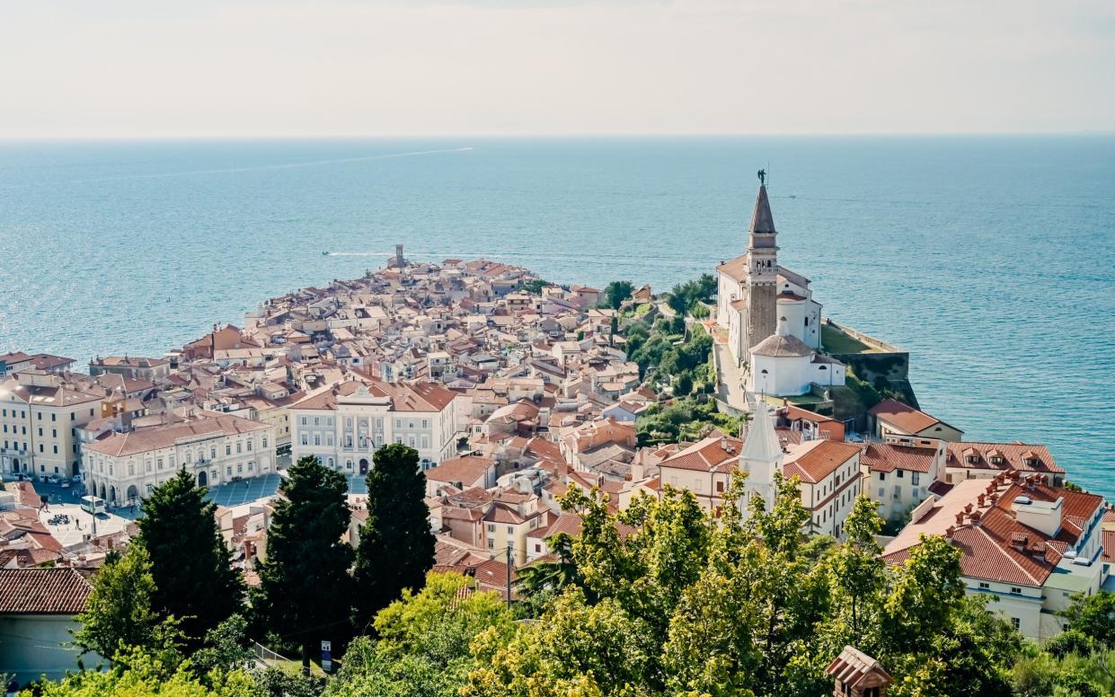 Beautiful cityscape of Piran, Slovenia