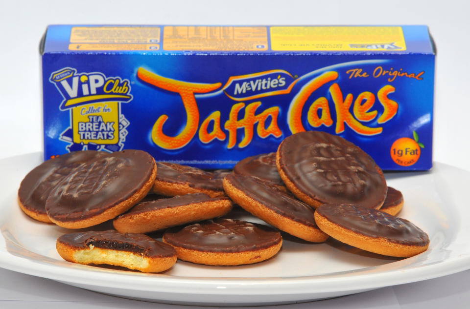 Jaffa Cakes are another goodie to be hit by shrinkflation (Clive Gee/PA Images)