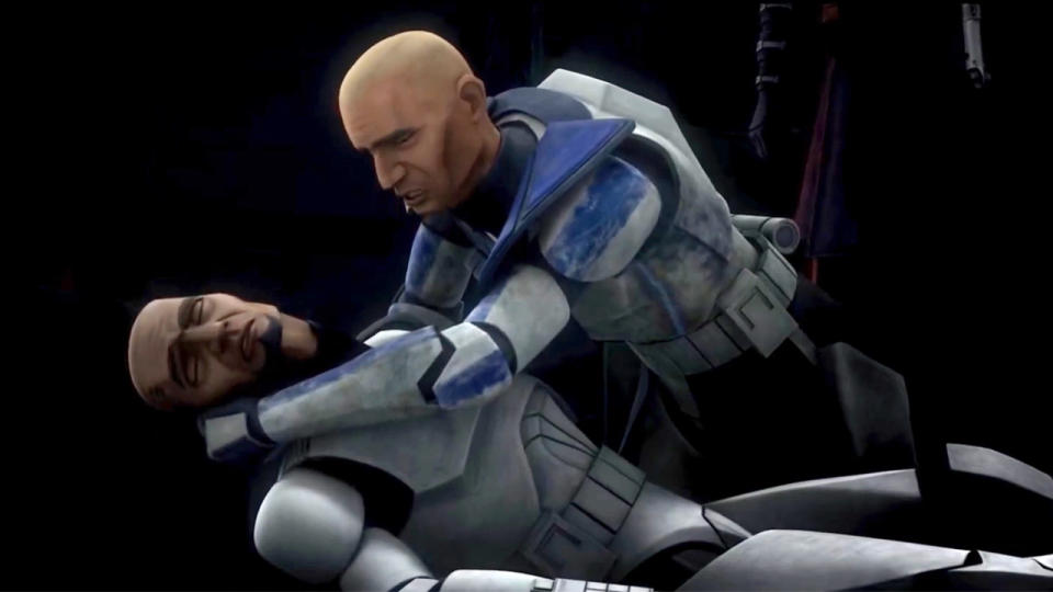 <p> <strong>Season 6, Episode 4 </strong> </p> <p> No one knew exactly why the clone army turned on their Jedi generals in Episode III - until season six of The Clone Wars. Clone trooper Fives discovers that every clone has a hidden chip implanted in them specifically to enact Order 66 against their will, and he sets out to reveal the truth. </p> <p> It’s a shockingly tragic end for Fives, who dies after failing to convince Rex, Anakin and the Republic that the conspiracy is in fact true. It tells the audience that the clones are not to blame when they eventually slaughter the Jedi, and further adds to the tragedy of the prequel trilogy. </p>