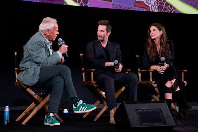 <p>Photographer Jared Cowan for Beyond Fest at American Cinematheque at Egyptian</p> 'Speed' director Jan de Bont reunites with Keanu Reeves and Sandra Bullock at Beyond Fest for the film's 30th anniversary