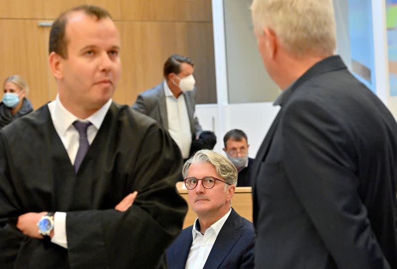 Rupert Stadler, the former CEO of Volkswagen's Audi brand and three other former executives go on trial in Munich