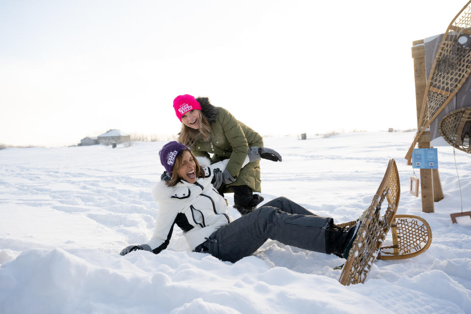 Hoda Kotb and Jenna Bush Hager in Quebec City (NBC NEWS / NATHAN CONGLETON)